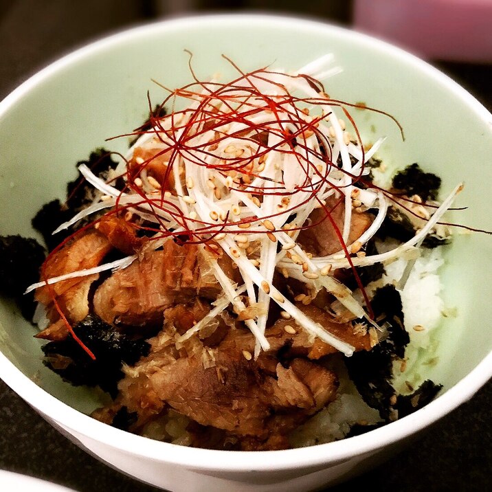 炊飯器で簡単 チャーシュー丼 レシピ 作り方 By れれれ411 楽天レシピ